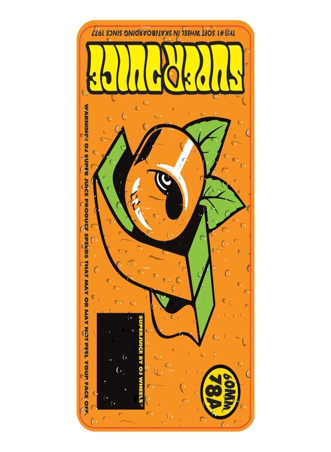 OJ 60mm Super Juice Orange 78a Skateboard Wheels - Image 5